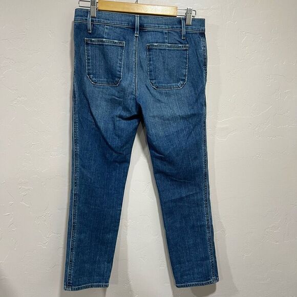Ann Taylor Loft Relaxed Skinny Crop Light wash Blue Jean- Women's sz 24/00 - Picture 4 of 6